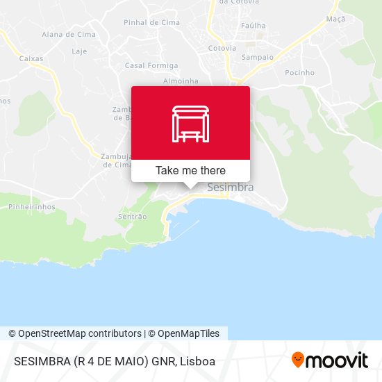 SESIMBRA (R 4 DE MAIO) GNR mapa