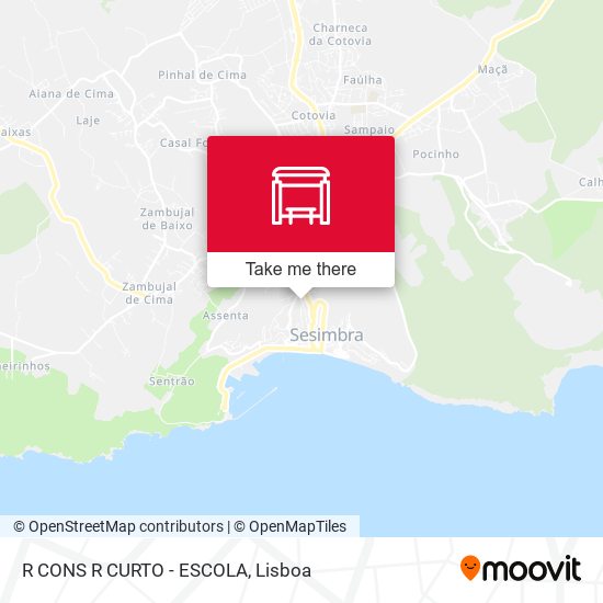 R CONS R CURTO - ESCOLA mapa