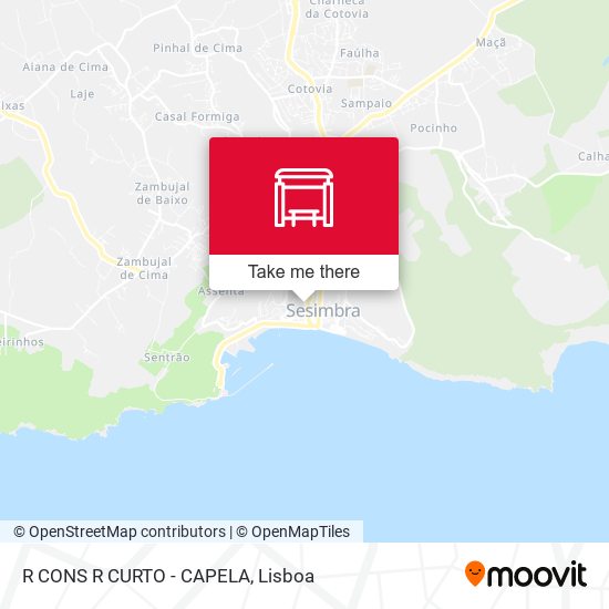 R CONS R CURTO - CAPELA mapa