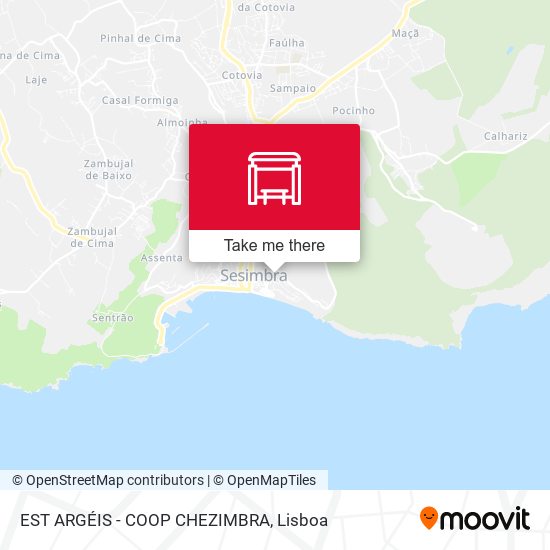 EST ARGÉIS - COOP CHEZIMBRA mapa