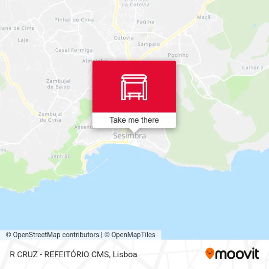 R CRUZ - REFEITÓRIO CMS map