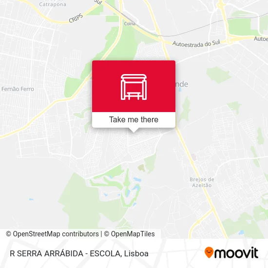 R SERRA ARRÁBIDA - ESCOLA map