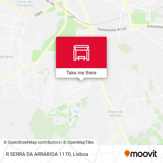 R SERRA DA ARRÁBIDA 1170 mapa