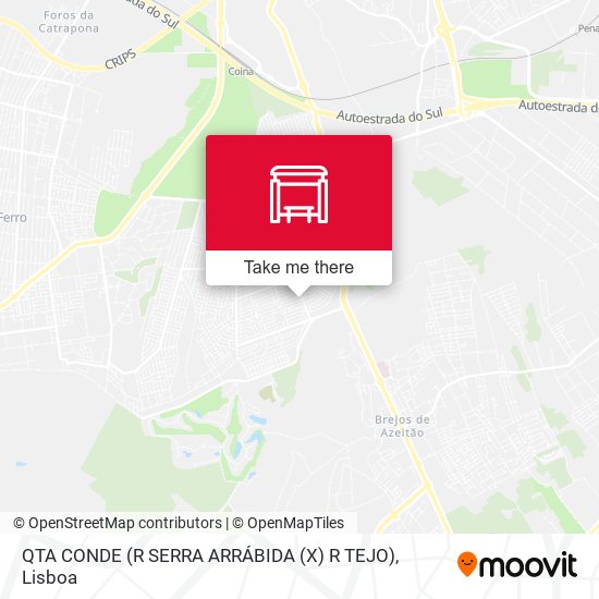 QTA CONDE (R SERRA ARRÁBIDA (X) R TEJO) map