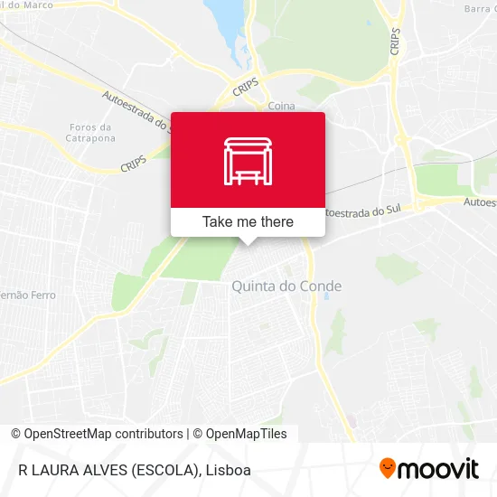 R LAURA ALVES (ESCOLA) map