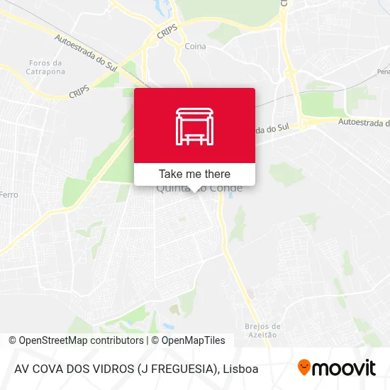 AV COVA DOS VIDROS (J FREGUESIA) map