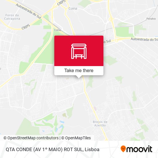 QTA CONDE (AV 1º MAIO) ROT SUL map