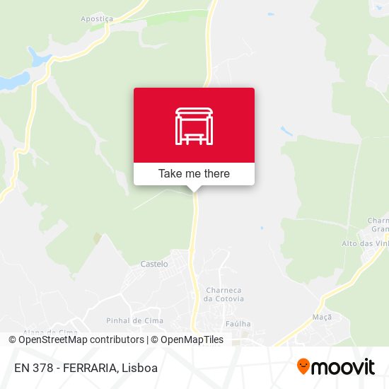 EN 378 - FERRARIA mapa