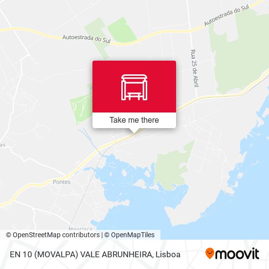EN 10 (MOVALPA) VALE ABRUNHEIRA map