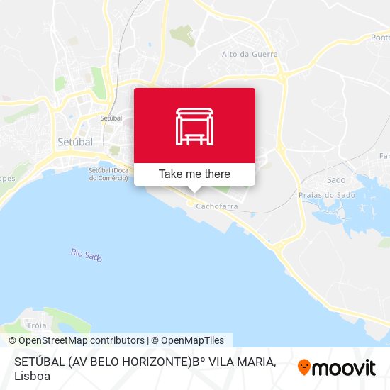 SETÚBAL (AV BELO HORIZONTE)Bº VILA MARIA mapa