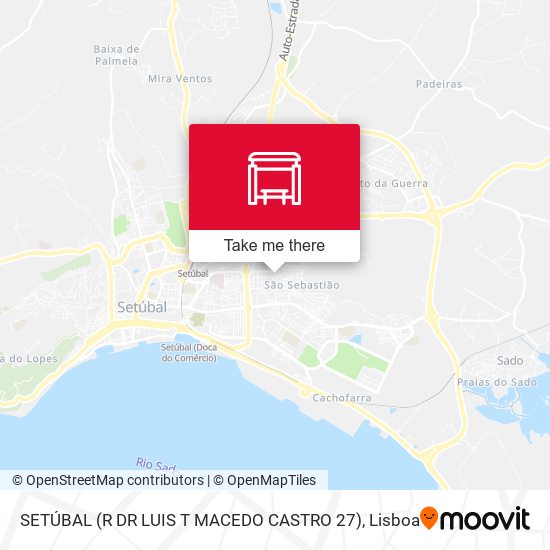 SETÚBAL (R DR LUIS T MACEDO CASTRO 27) mapa