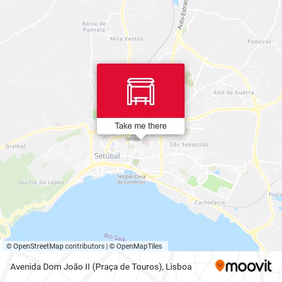 Avenida Dom João II (Praça de Touros) mapa