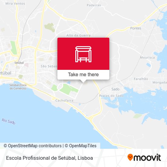 Escola Profissional de Setúbal map