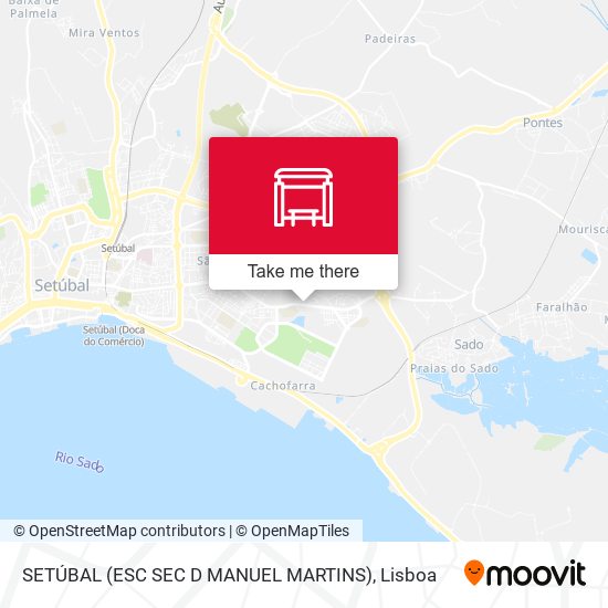 SETÚBAL (ESC SEC D MANUEL MARTINS) map