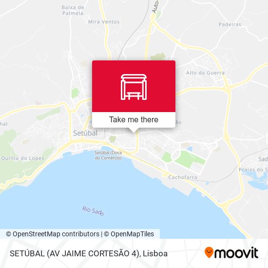 SETÚBAL (AV JAIME CORTESÃO 4) map