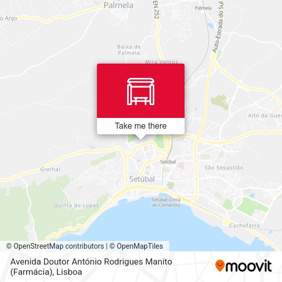 Avenida Doutor António Rodrigues Manito (Farmácia) mapa