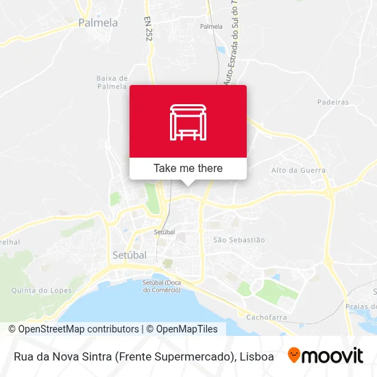 Rua da Nova Sintra (Frente Supermercado) map