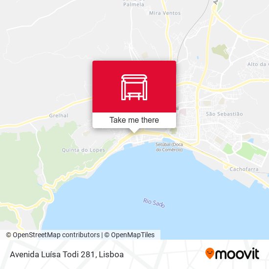 Avenida Luísa Todi 281 map