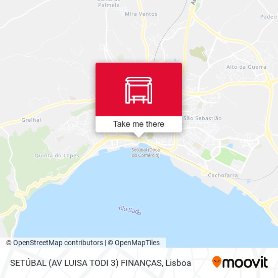 SETÚBAL (AV LUISA TODI 3) FINANÇAS mapa