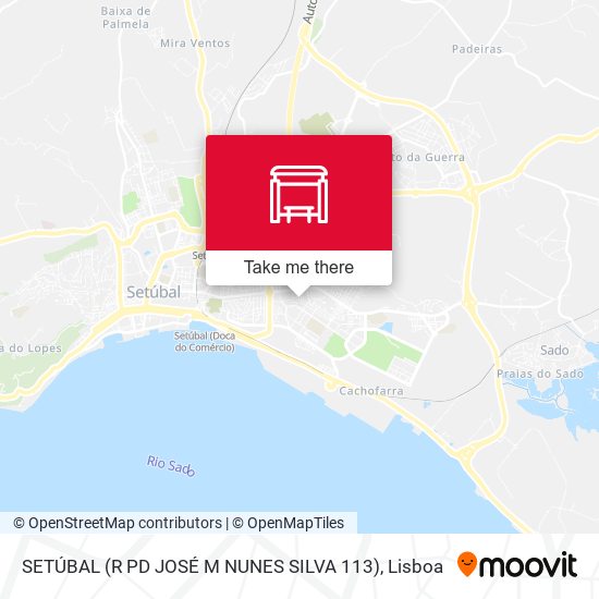 SETÚBAL (R PD JOSÉ M NUNES SILVA 113) map