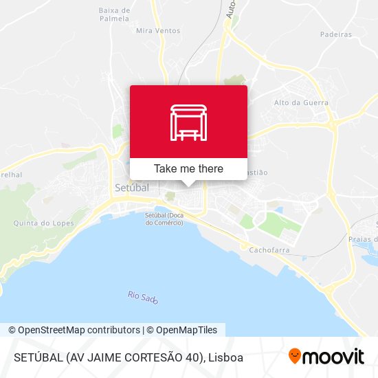 SETÚBAL (AV JAIME CORTESÃO 40) map
