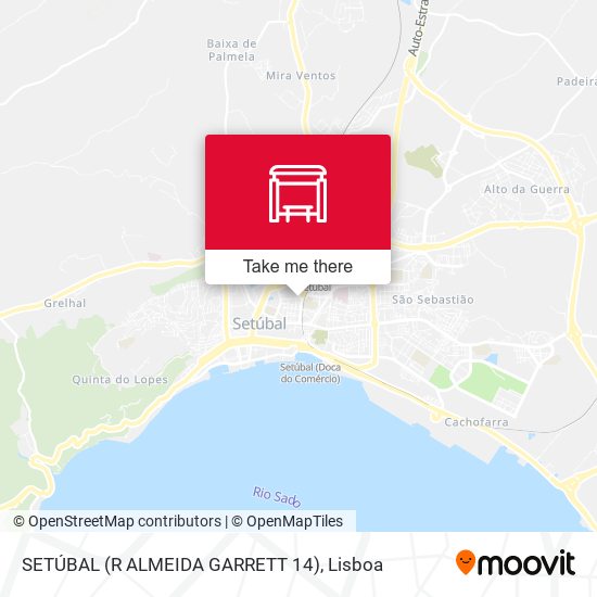SETÚBAL (R ALMEIDA GARRETT 14) map