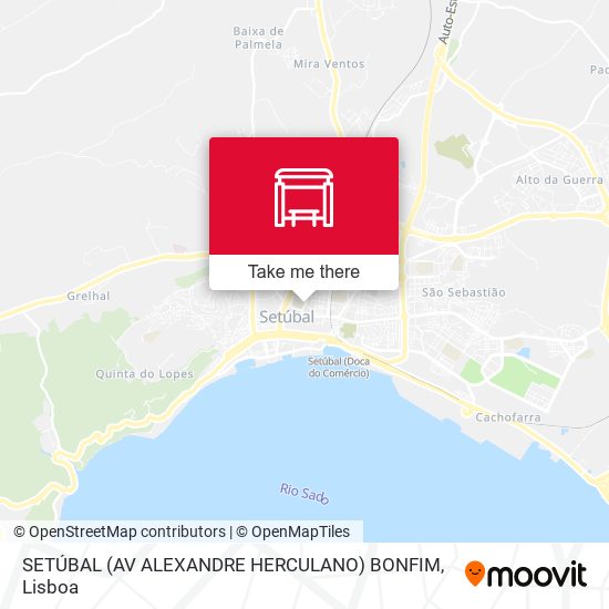 SETÚBAL (AV ALEXANDRE HERCULANO) BONFIM map