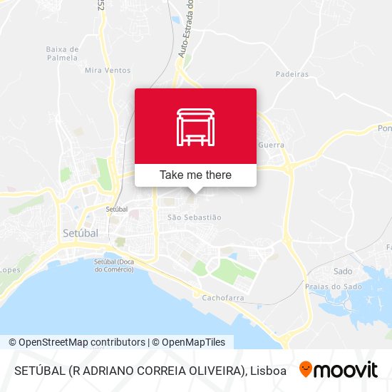 SETÚBAL (R ADRIANO CORREIA OLIVEIRA) map
