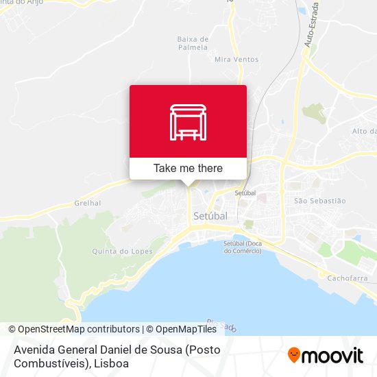 Avenida General Daniel de Sousa (Posto Combustíveis) mapa