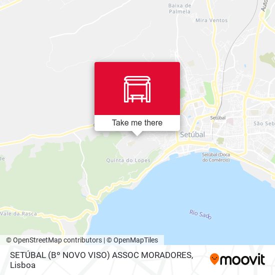 SETÚBAL (Bº NOVO VISO) ASSOC MORADORES mapa