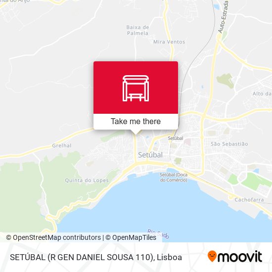 SETÚBAL (R GEN DANIEL SOUSA 110) mapa