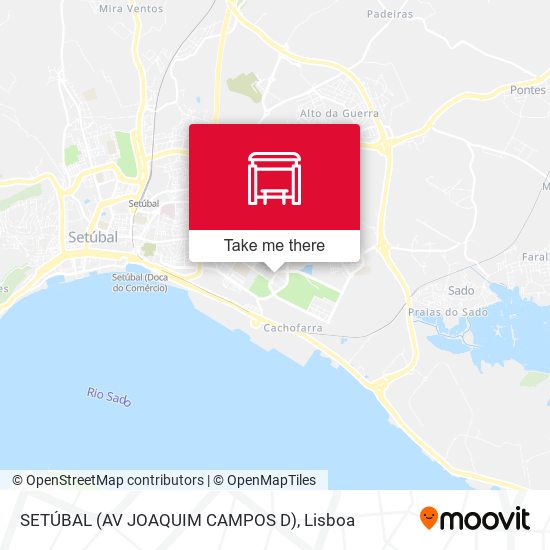SETÚBAL (AV JOAQUIM CAMPOS D) map