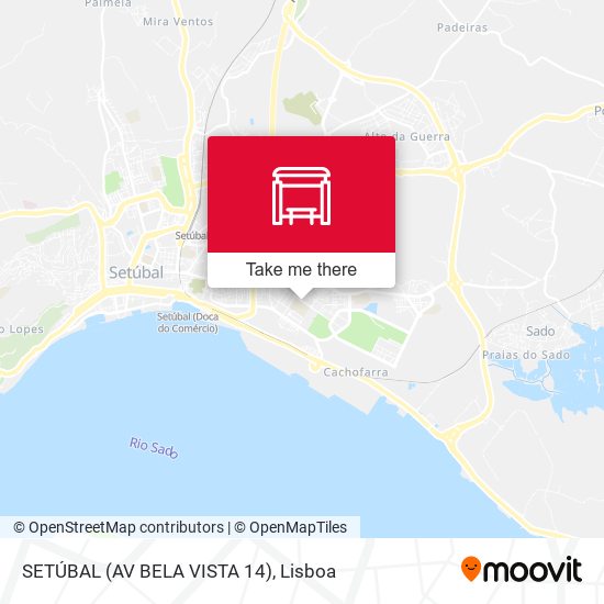 SETÚBAL (AV BELA VISTA 14) mapa