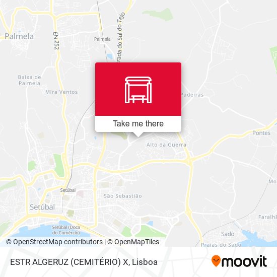 ESTR ALGERUZ (CEMITÉRIO) X map
