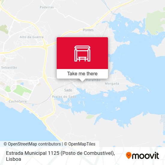 Estrada Municipal 1125 (Posto de Combustível) mapa