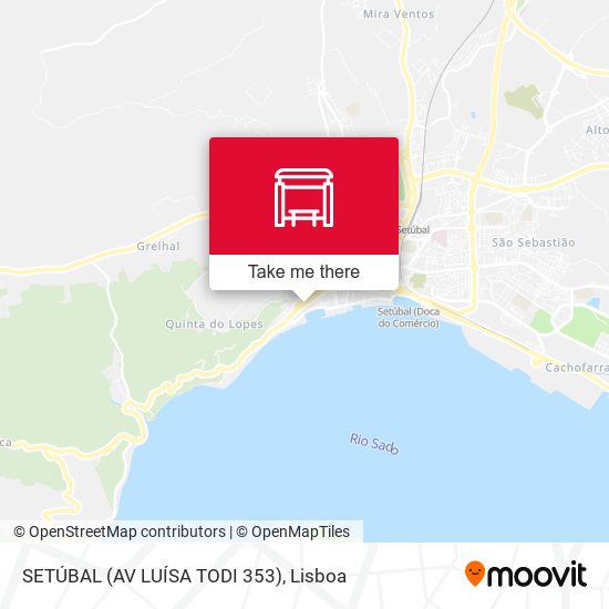 SETÚBAL (AV LUÍSA TODI 353) map