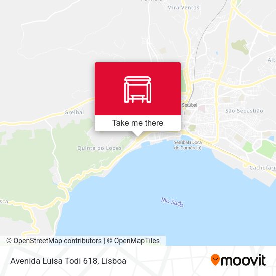 Avenida Luisa Todi 618 mapa