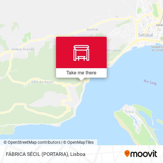 FÁBRICA SÉCIL (PORTARIA) mapa