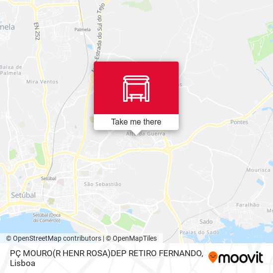 PÇ MOURO(R HENR ROSA)DEP RETIRO FERNANDO mapa