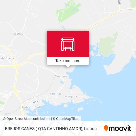 BREJOS CANES ( QTA CANTINHO AMOR) mapa