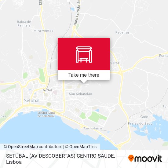 SETÚBAL (AV DESCOBERTAS) CENTRO SAÚDE map