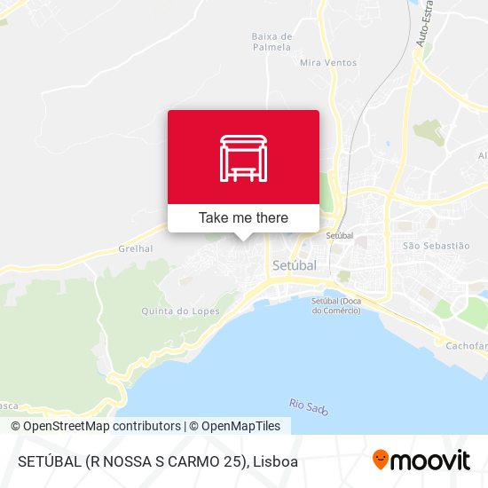 SETÚBAL (R NOSSA S CARMO 25) map