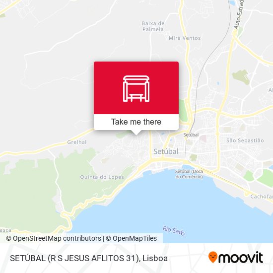 SETÚBAL (R S JESUS AFLITOS 31) mapa