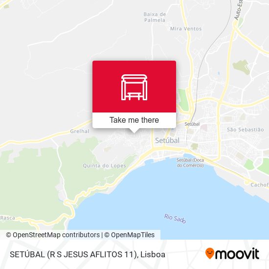 SETÚBAL (R S JESUS AFLITOS 11) map