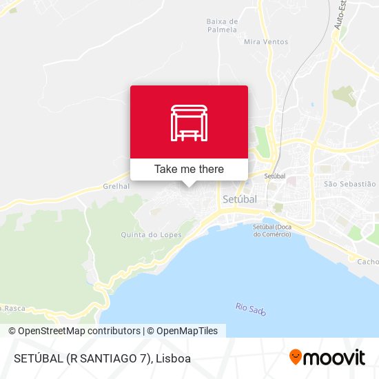 SETÚBAL (R SANTIAGO 7) mapa