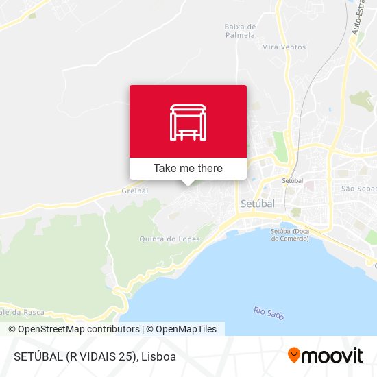 SETÚBAL (R VIDAIS 25) mapa