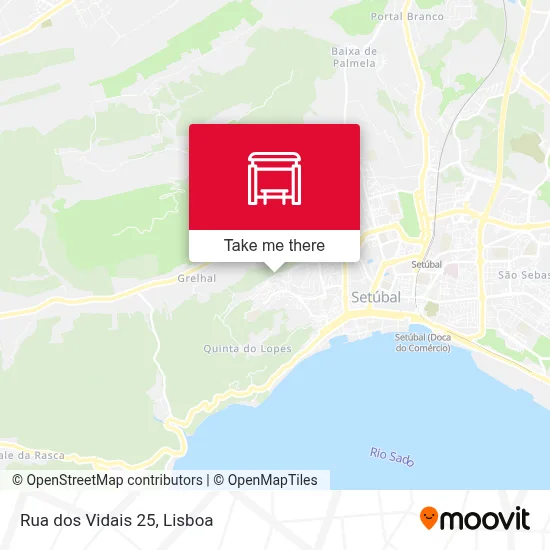 Rua dos Vidais 25 map