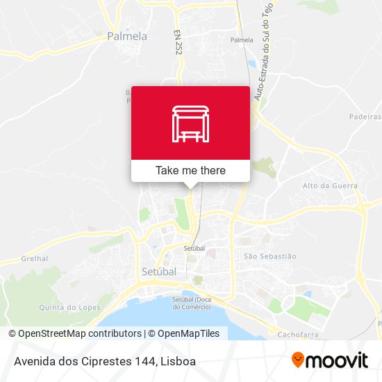 Avenida dos Ciprestes 144 mapa