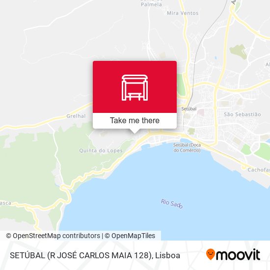 SETÚBAL (R JOSÉ CARLOS MAIA 128) map
