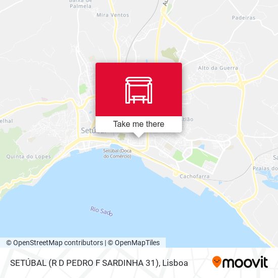 SETÚBAL (R D PEDRO F SARDINHA 31) map